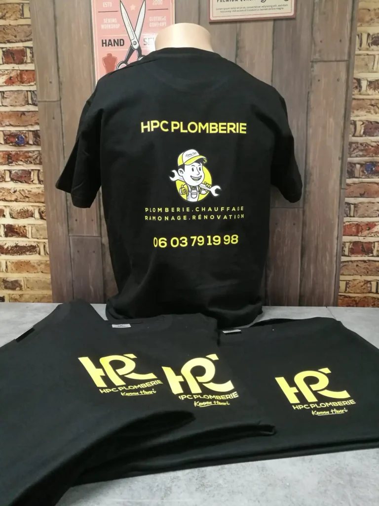 Tshirt HPC plomberie